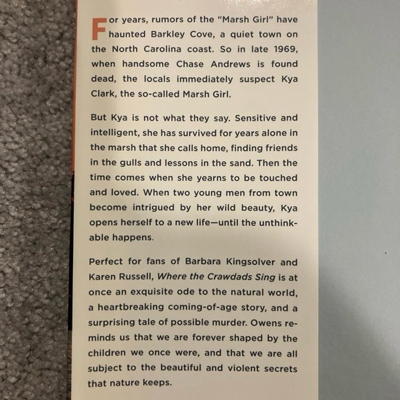 Where The Crawdads Sing Hardback Book - Picture 10 of 12